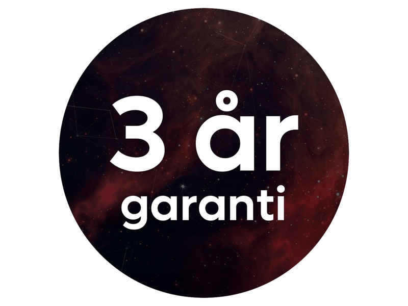 Merke som viser 3 års garanti