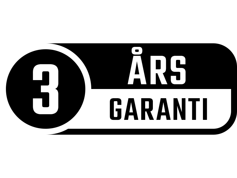 Merke som viser 3 års garanti
